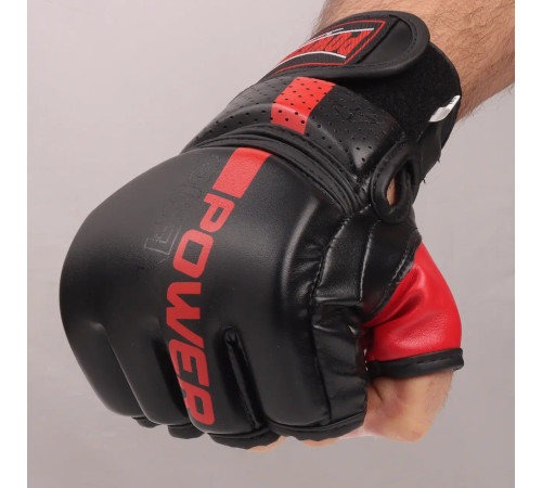 Рукавички для MMA PowerPlay 3093 розмір L, чорні