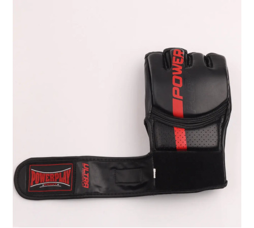 Рукавички для MMA PowerPlay 3093 розмір L, чорні