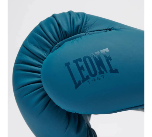 Рукавички боксерські Leone GN058 TONE X розмір 14 унцій, синьо-зелені