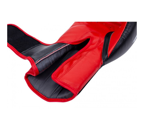 Рукавички боксерські V`Noks Inizio 10 унцій, чорно-червоні