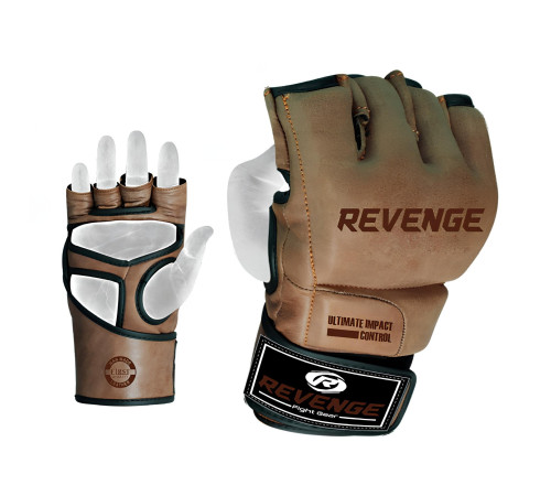 Рукавички для MMA Revenge EV-18-1810 розмір М, коричневі