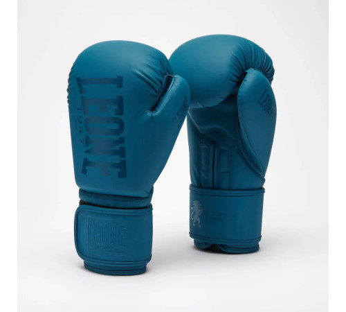 Рукавички боксерські Leone GN058 TONE X розмір 16 унцій, синьо-зелені