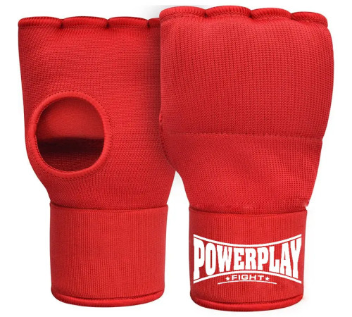 Рукавички-бинти з гелевими подушечками PowerPlay 3096 розмір M, червоні
