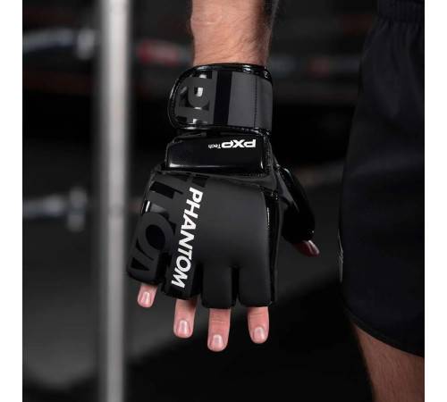 Рукавички для ММА Phantom APEX Hybrid розмір S/M, чорні