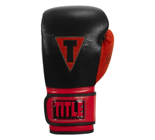 Рукавички боксерські з бинтами TITLE Boxing All Heart 2.0 розмір 10 унцій, чорно-червоні