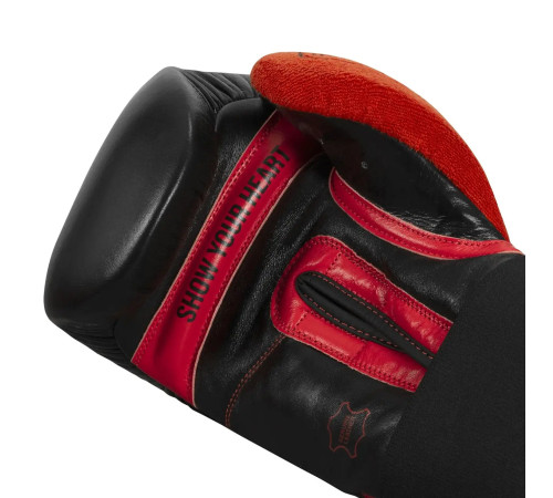 Рукавички боксерські з бинтами TITLE Boxing All Heart 2.0 розмір 10 унцій, чорно-червоні