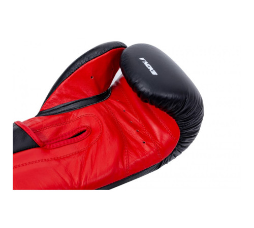 Рукавички боксерські V`Noks Inizio 16 унцій, чорно-червоні