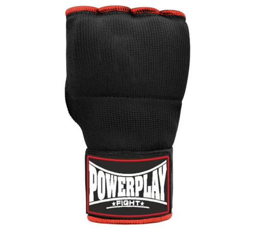 Рукавички-бинти з гелевими подушечками PowerPlay 3096 розмір L, чорні