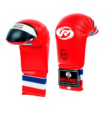Рукавички для карате REVENGE EV-22-2201/PU розмір S, червоні