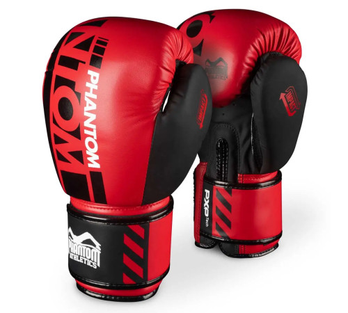 Рукавички боксерські з бинтами Phantom APEX розмір 16 унцій, червоні