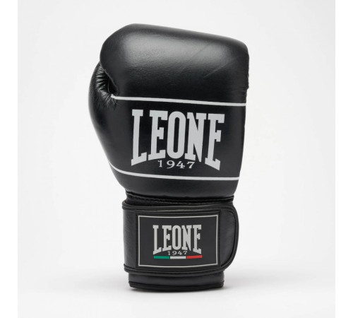 Рукавички боксерські Leone Shok Pro 10 унцій, чорно-білі