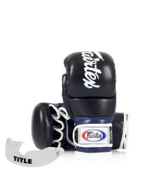 Рукавички греплінгові для ММА Fairtex FGV18 розмір L, чорно-сині