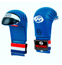 Рукавички для карате REVENGE EV-22-2201/PU розмір М, сині