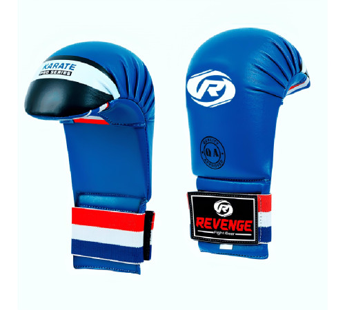 Рукавички для карате REVENGE EV-22-2201/PU розмір М, сині