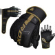 Рукавички для ММА RDX F6 KARA Matte Golden розмір XL, чорно-золотисті
