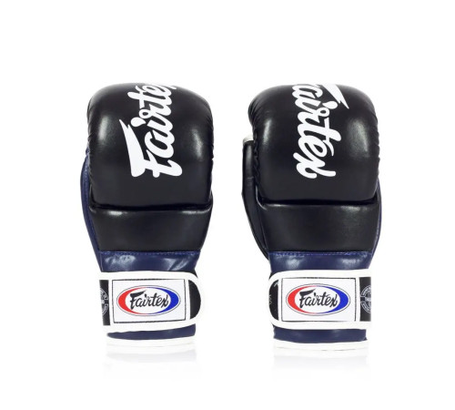 Рукавички греплінгові для ММА Fairtex FGV18 розмір XL, чорно-сині