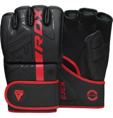 Рукавички для ММА RDX F6 KARA Matte розмір M, червоні