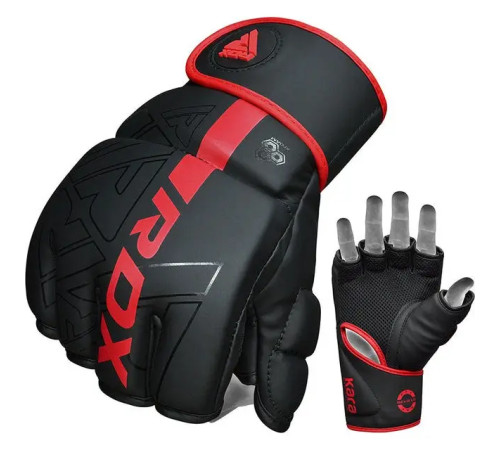 Рукавички для ММА RDX F6 KARA Matte розмір M, червоні