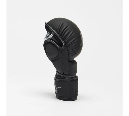 Рукавички греплінгові для ММА з капою Leone BLACK Edition розмір L, чорні