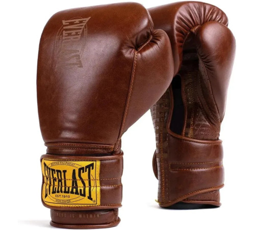 Боксерські рукавиці Everlast 1910 CLASSIC TRAINING GLOVE 16 унцій, коричневий