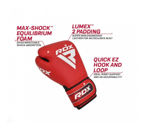 Рукавички боксерські RDX A5 Apex 16 унцій, червоні