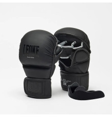 Рукавички греплінгові для ММА з капою Leone BLACK Edition розмір S, чорні