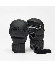 Рукавички греплінгові для ММА з капою Leone BLACK Edition розмір S, чорні