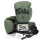 Рукавички боксерські з бинтами Fairtex BGV11 10 унцій, зелені