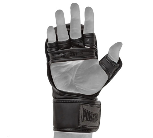Рукавички для MMA PowerPlay PP_3033 Ultra Matt розмір XL, чорні