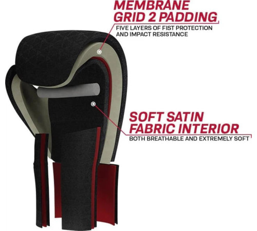 Боксерські рукавиці RDX BOXING GLOVES REX F4 10 унцій, чорно-рожевий