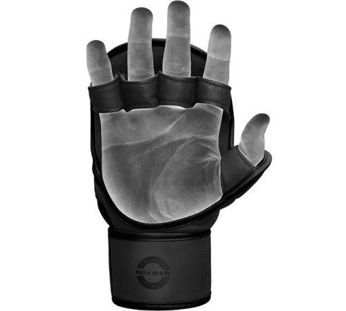 Рукавички греплінгові для ММА RDX F6 KARA Matte Plus розмір L/XL, чорні