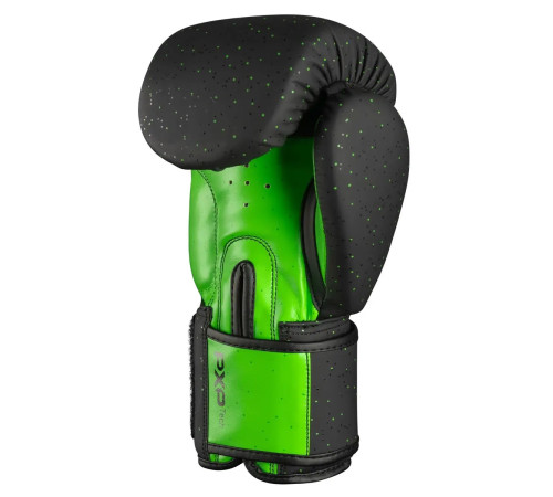 Рукавички боксерські з бинтами Phantom Galaxy розмір 10 унцій, чорно-зелені