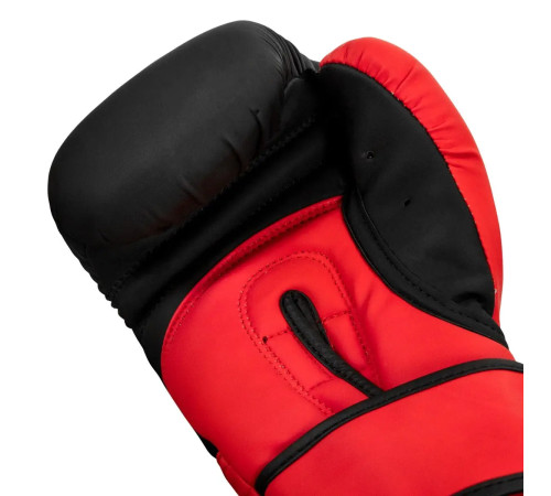 Рукавички боксерські з бинтами TITLE Boxing Guts and Glory розмір 14 унцій, чорно-червоні