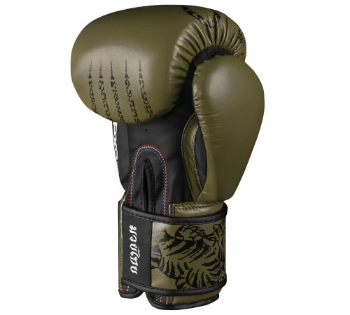 Рукавички боксерські з бинтами Phantom Muay Thai розмір 10 унцій, хакі