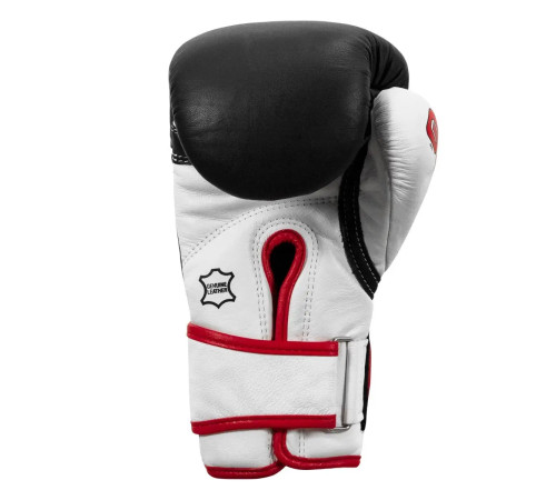 Рукавички боксерські шкіряні з бинтами TITLE Boxing Gel розмір 10 унцій, чорні