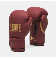 Рукавички боксерські Leone GN059X BORDEAUX ED розмір 12 унцій, бордові