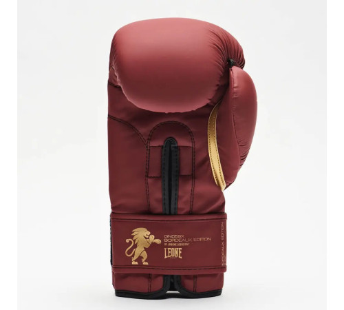 Рукавички боксерські Leone GN059X BORDEAUX ED розмір 12 унцій, бордові