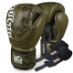 Рукавички боксерські з бинтами Phantom Muay Thai розмір 14 унцій, хакі
