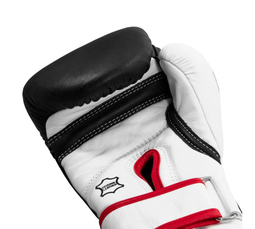 Рукавички боксерські шкіряні з бинтами TITLE Boxing Gel розмір 12 унцій, чорні