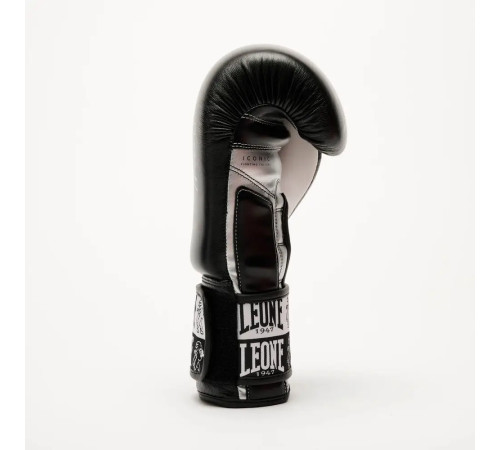 Рукавички боксерські з бинтами Leone GN208 ICONIC розмір 16 унцій, чорні