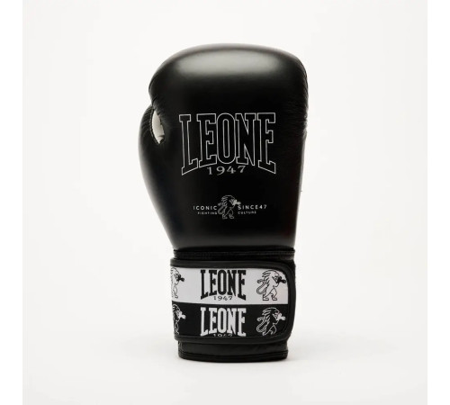 Рукавички боксерські з бинтами Leone GN208 ICONIC розмір 16 унцій, чорні