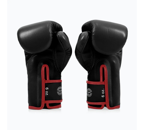 Рукавички боксерські з бинтами Fairtex BGV14 14 унцій, чорні