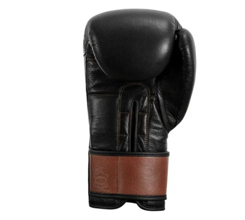 Рукавички боксерські шкіряні з бинтами TITLE Boxing Honorary розмір 12 унцій, чорні