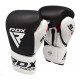 Рукавички боксерські RDX Pro Gel S5 14 унцій, чорно-білі