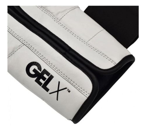 Рукавички боксерські RDX Pro Gel S5 14 унцій, чорно-білі