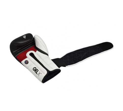 Рукавички боксерські RDX Pro Gel S5 14 унцій, чорно-білі