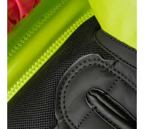 Рукавички боксерські з капою Leone GN313 WAVES розмір 12 унцій, рожеві