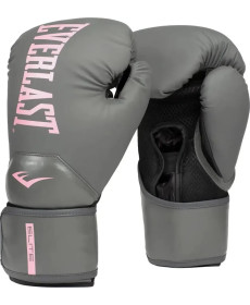 Боксерські рукавиці Everlast ELITE 2 BOXING GLOVES 14 унцій, сіро-рожевий