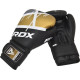 Боксерські рукавиці RDX BOXING GLOVES BGR-F7 10 унцій, чорно-золоті