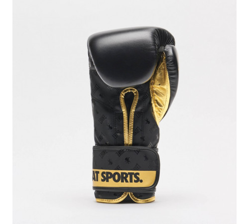 Рукавички боксеріські Leone DNA розмір 10 унцій, чорно-золотистий